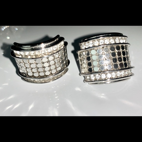 Whiting & Davis Jewelry - Vintage Whiting & Davis Pierced Earrings